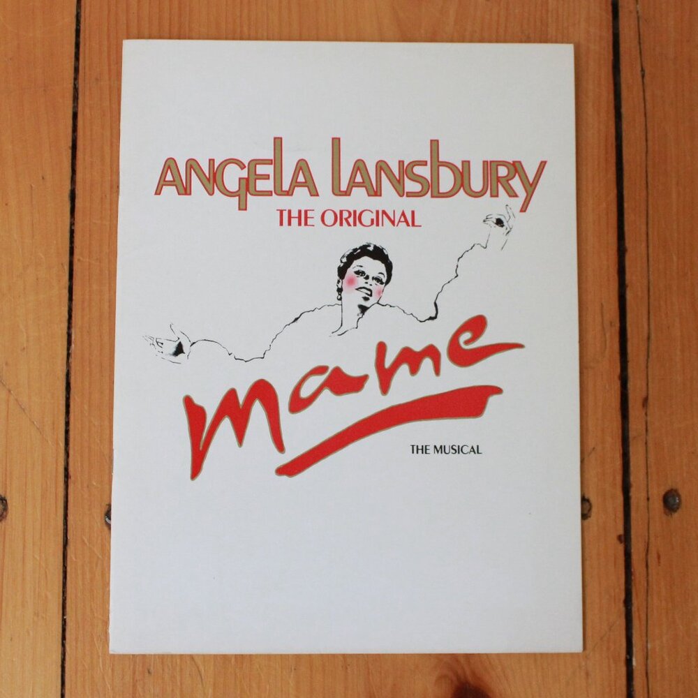 Vintage Angela Lansbury "The Original Mame the Musical" Souvenir Book
